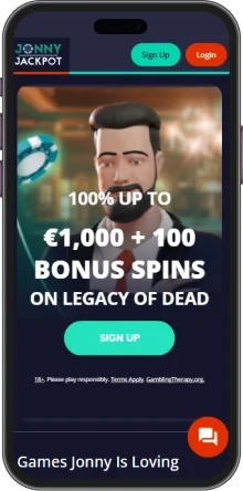 Jonny Jackpot mobile