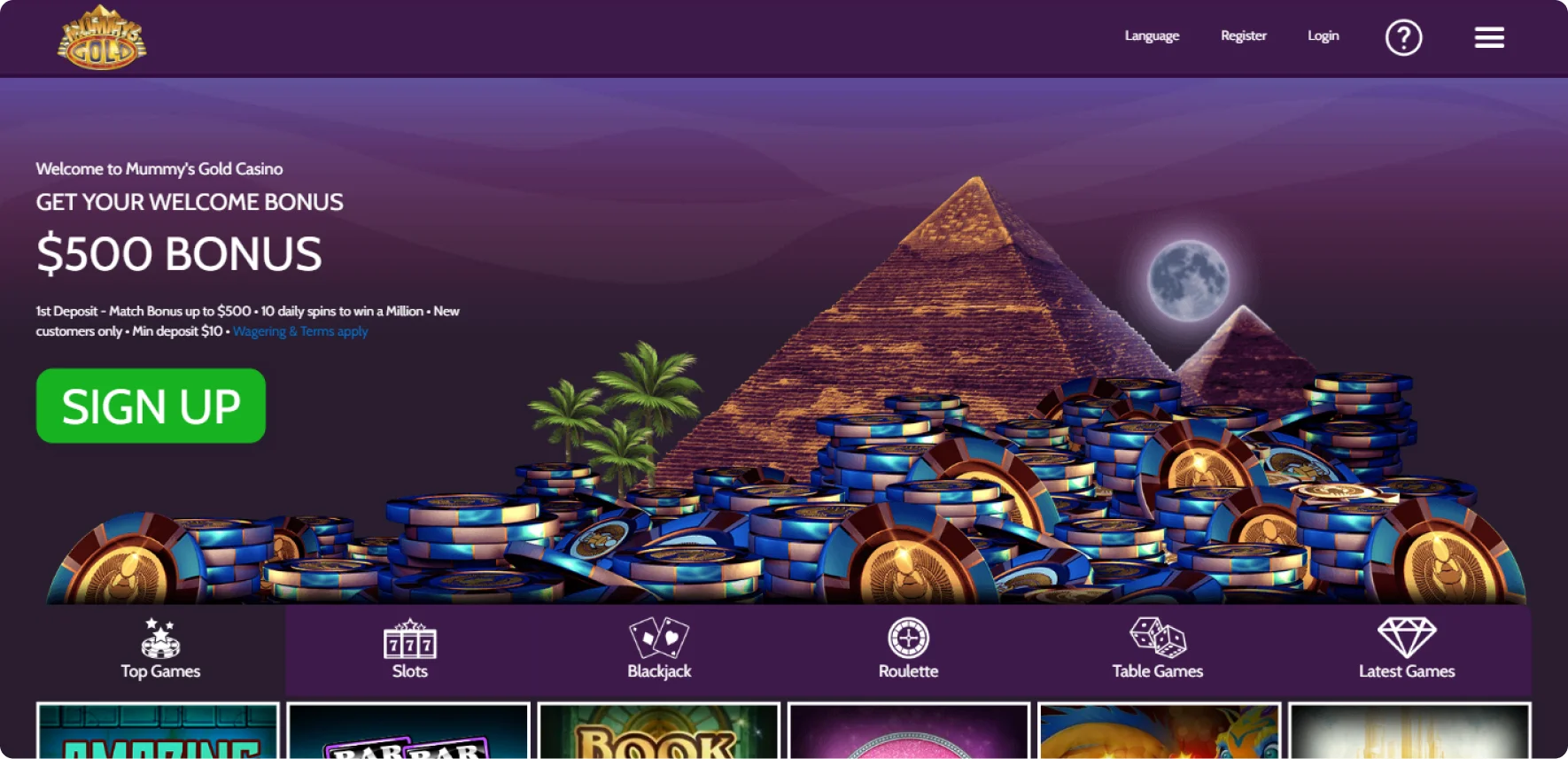 Mummys Gold casino