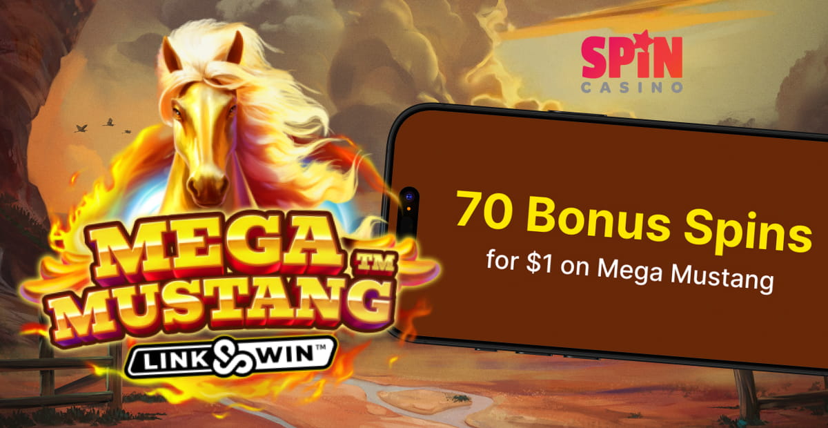 70 free spins for $1