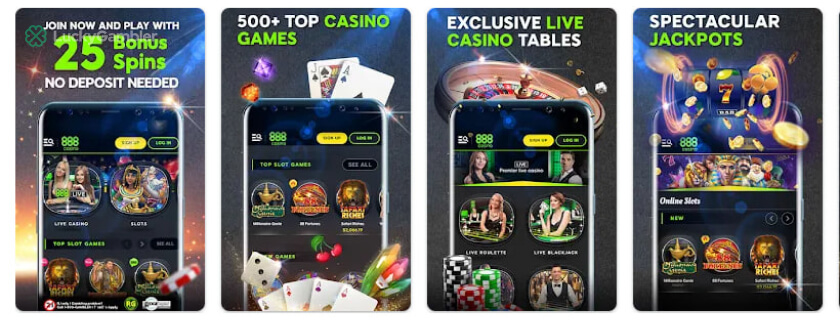 Image of 888 Casino App for Android