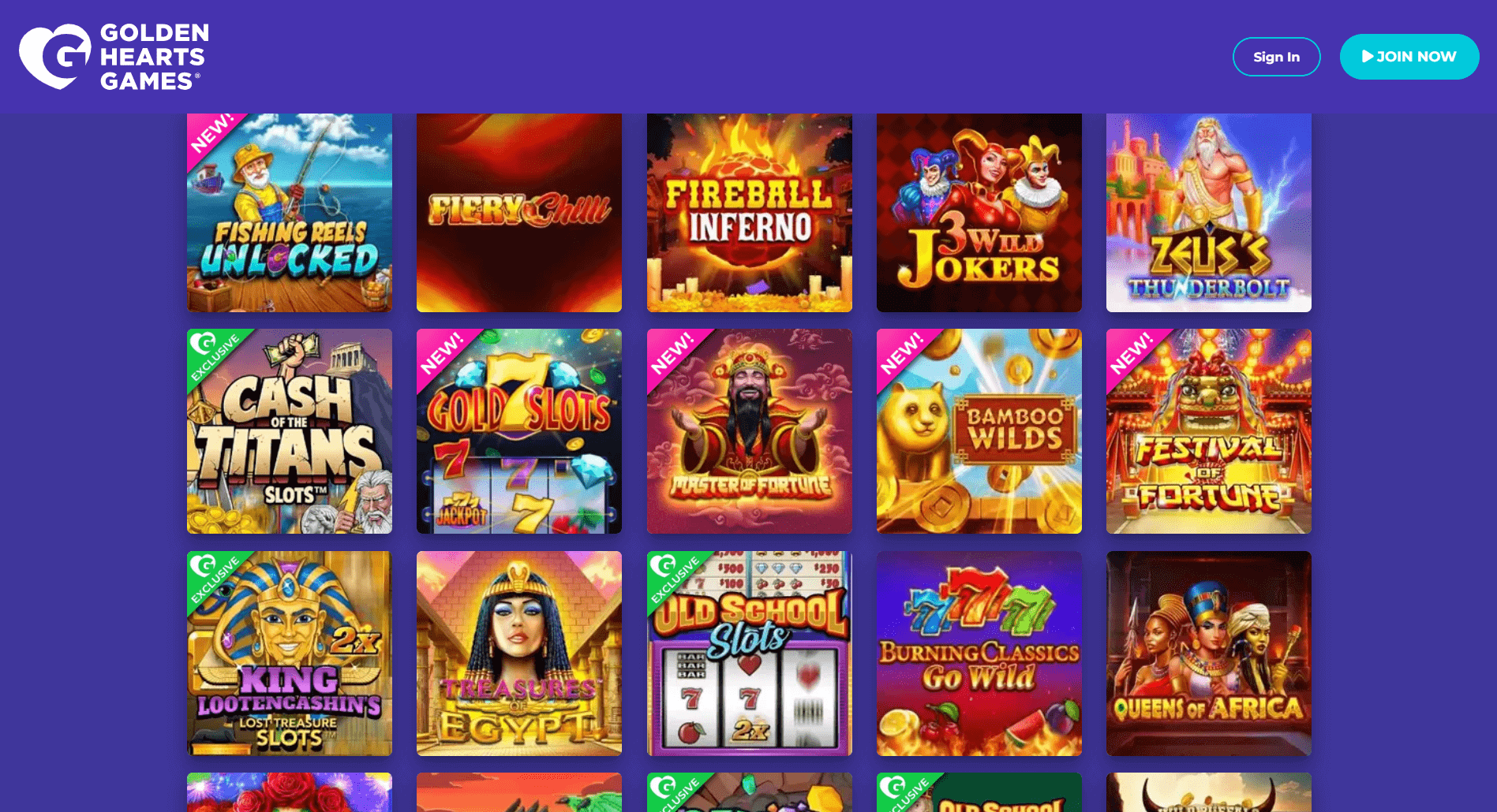 golden hearts games casino games