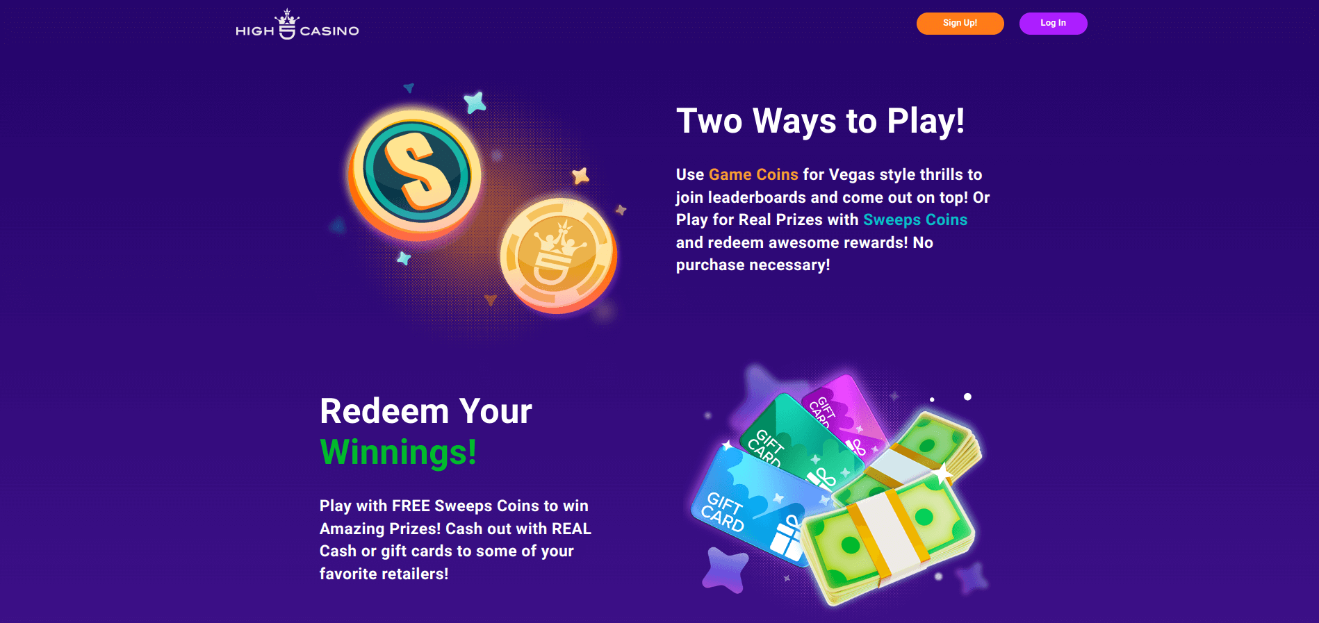 high 5 social casino image