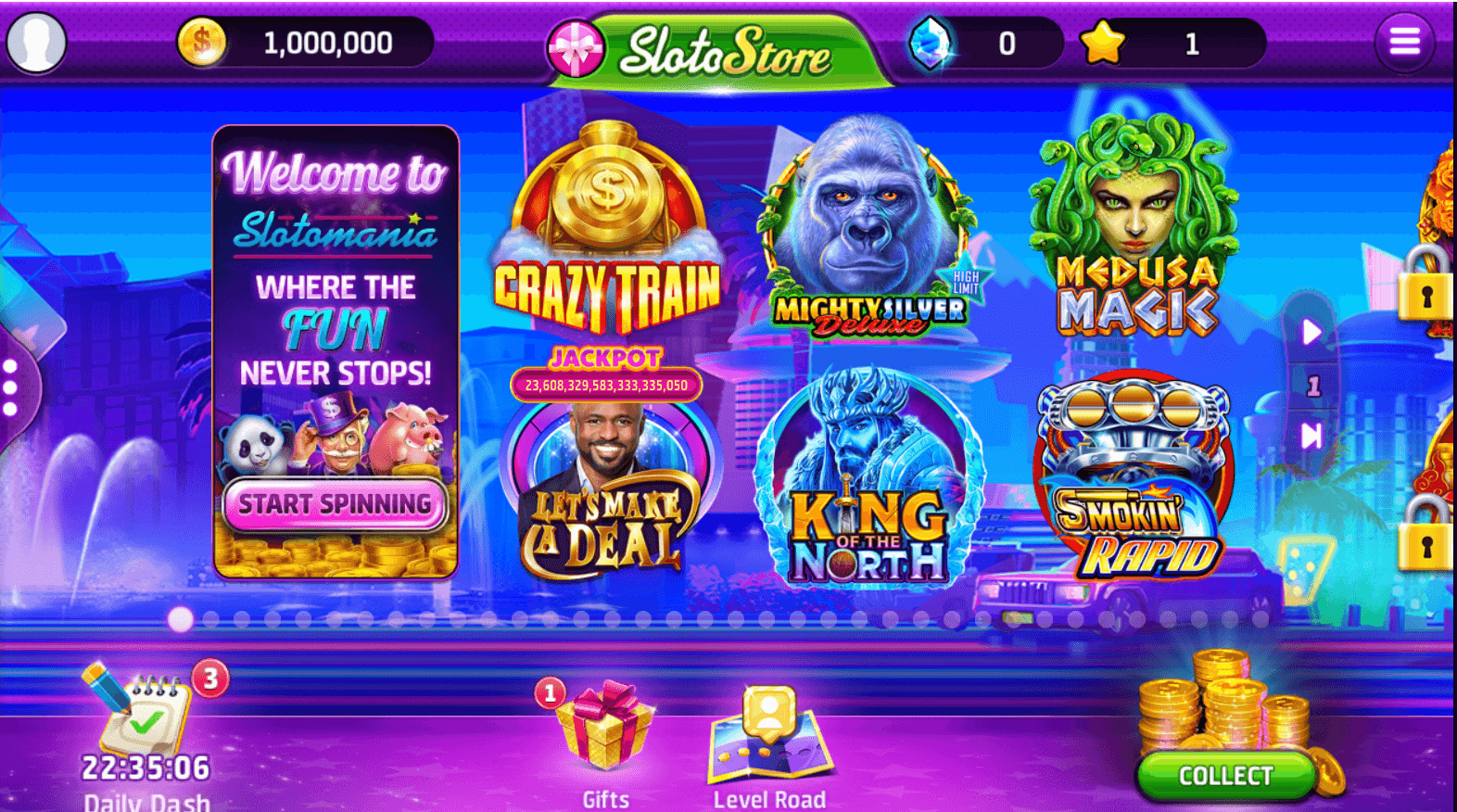 slotomania social casino slots image