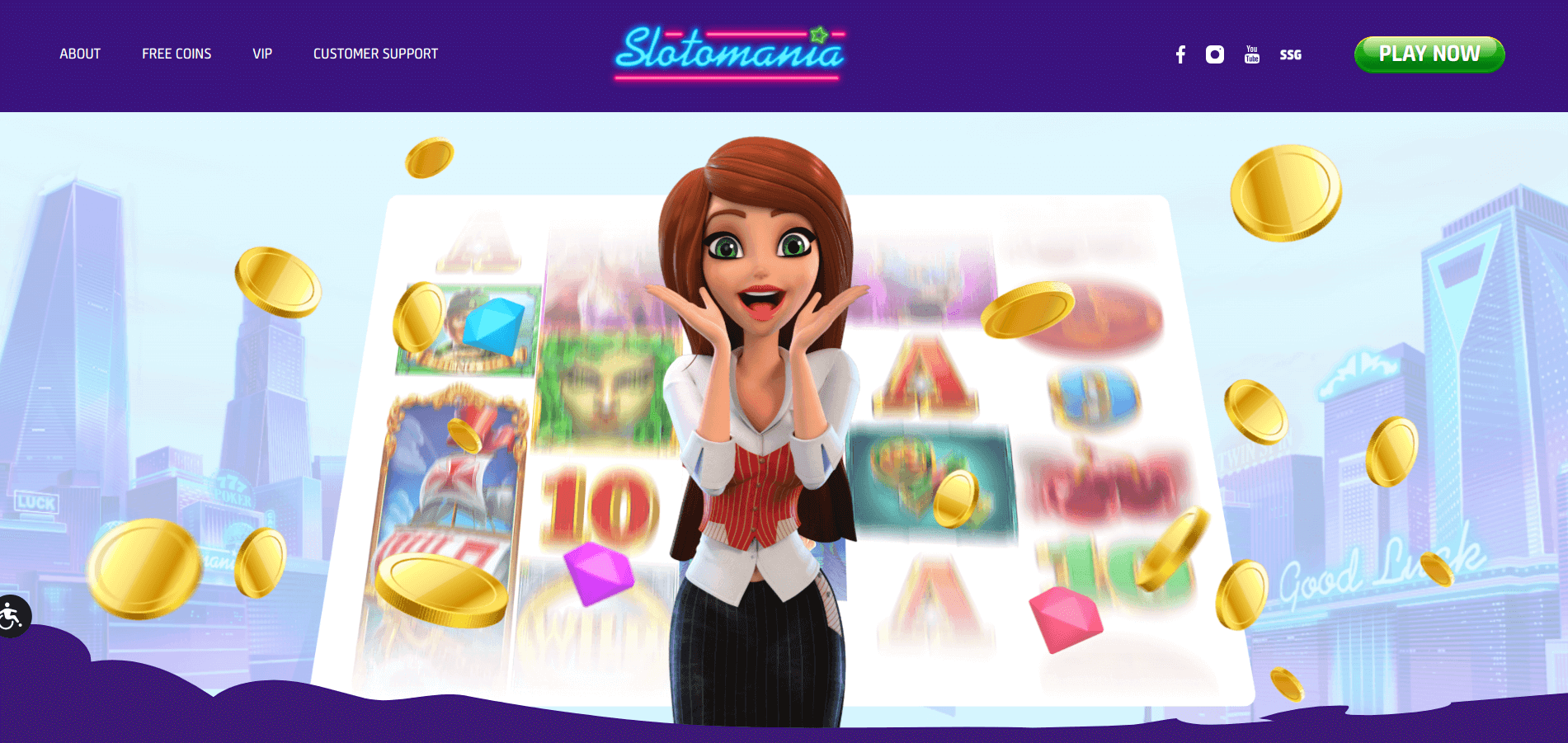 slotomania social casino image