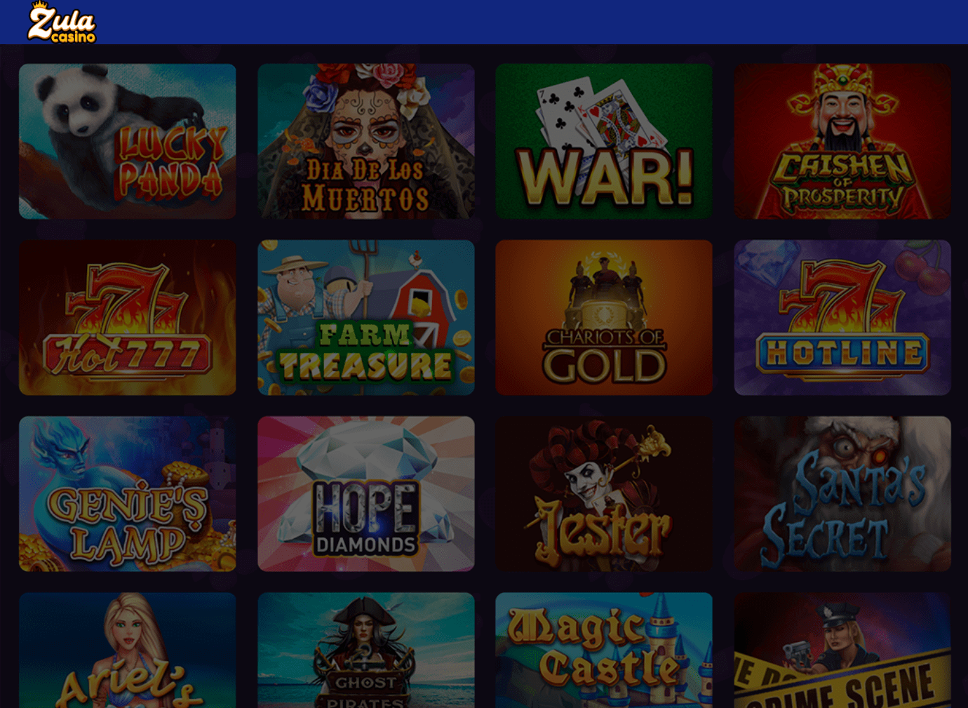 zula casino games