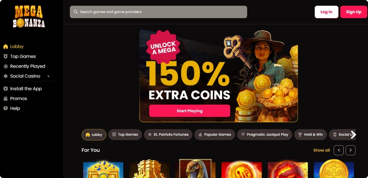 Mega Bonanza casino games