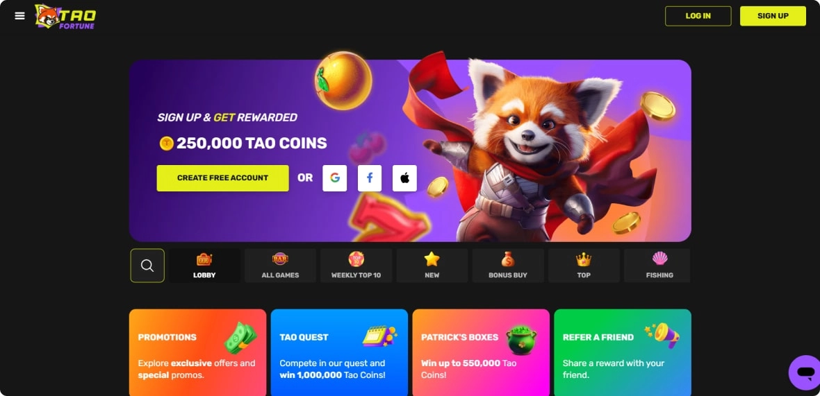 Tao Fortune games