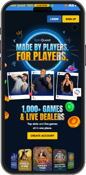 SpinQuest mobile