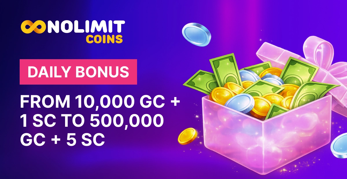 NolimitCoins daily bonus