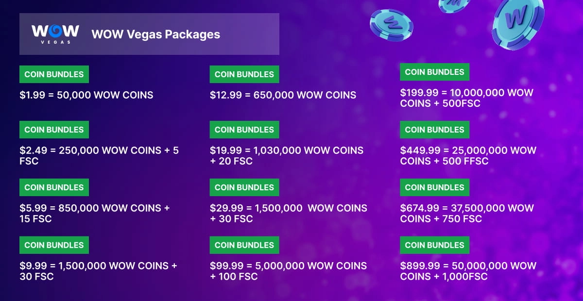 wow vegas coin packages