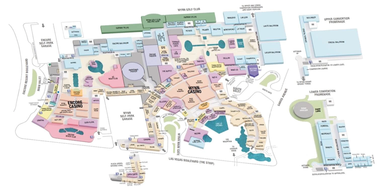wyn casino resort floor plan