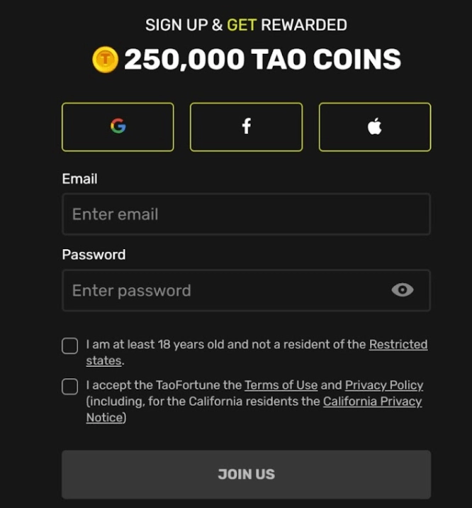 Enter your registration details.