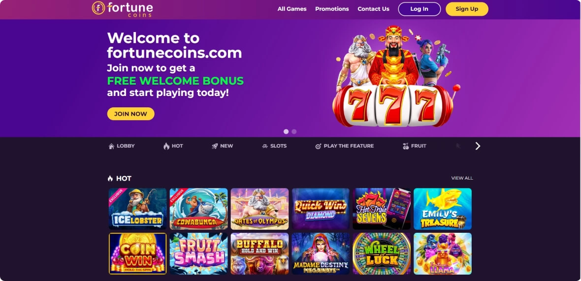 fortune coins social casino image