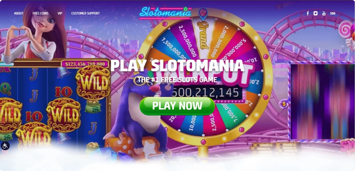 slotomania social casino main image