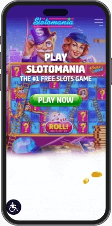slotomania social casino phone image