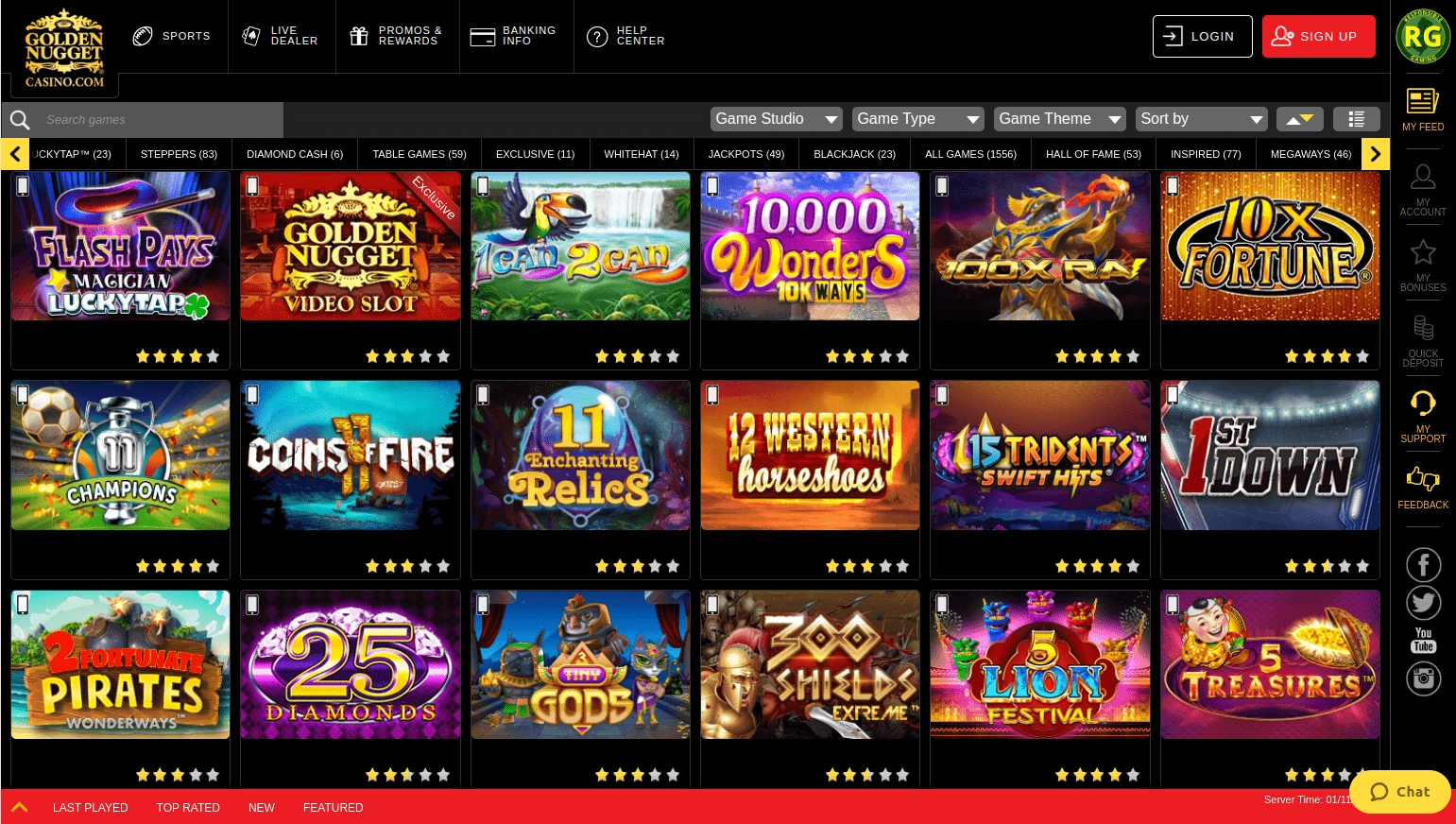 golden nugget slots image