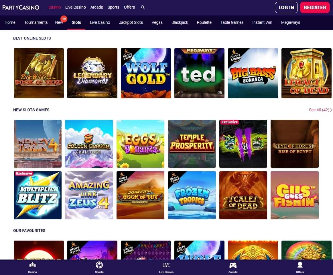 partycasino slots 1