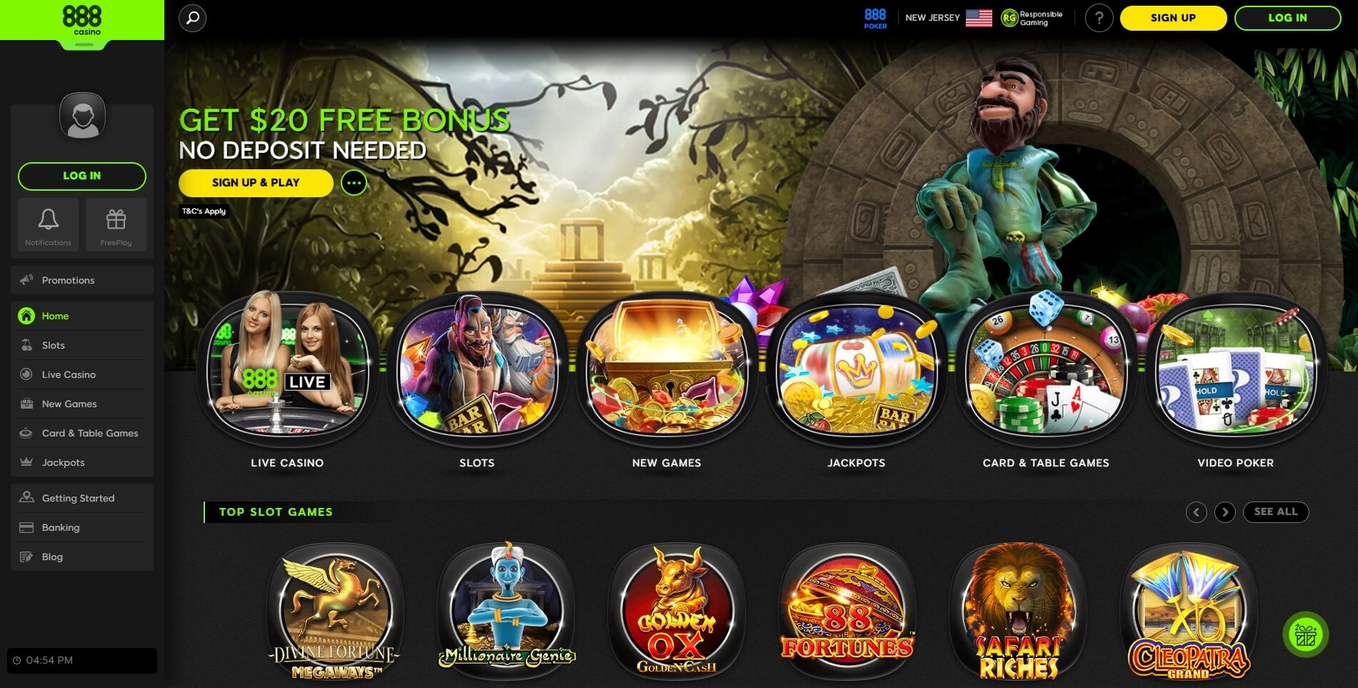 888 casino games