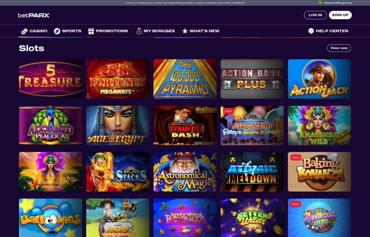 betparx casino nj slots