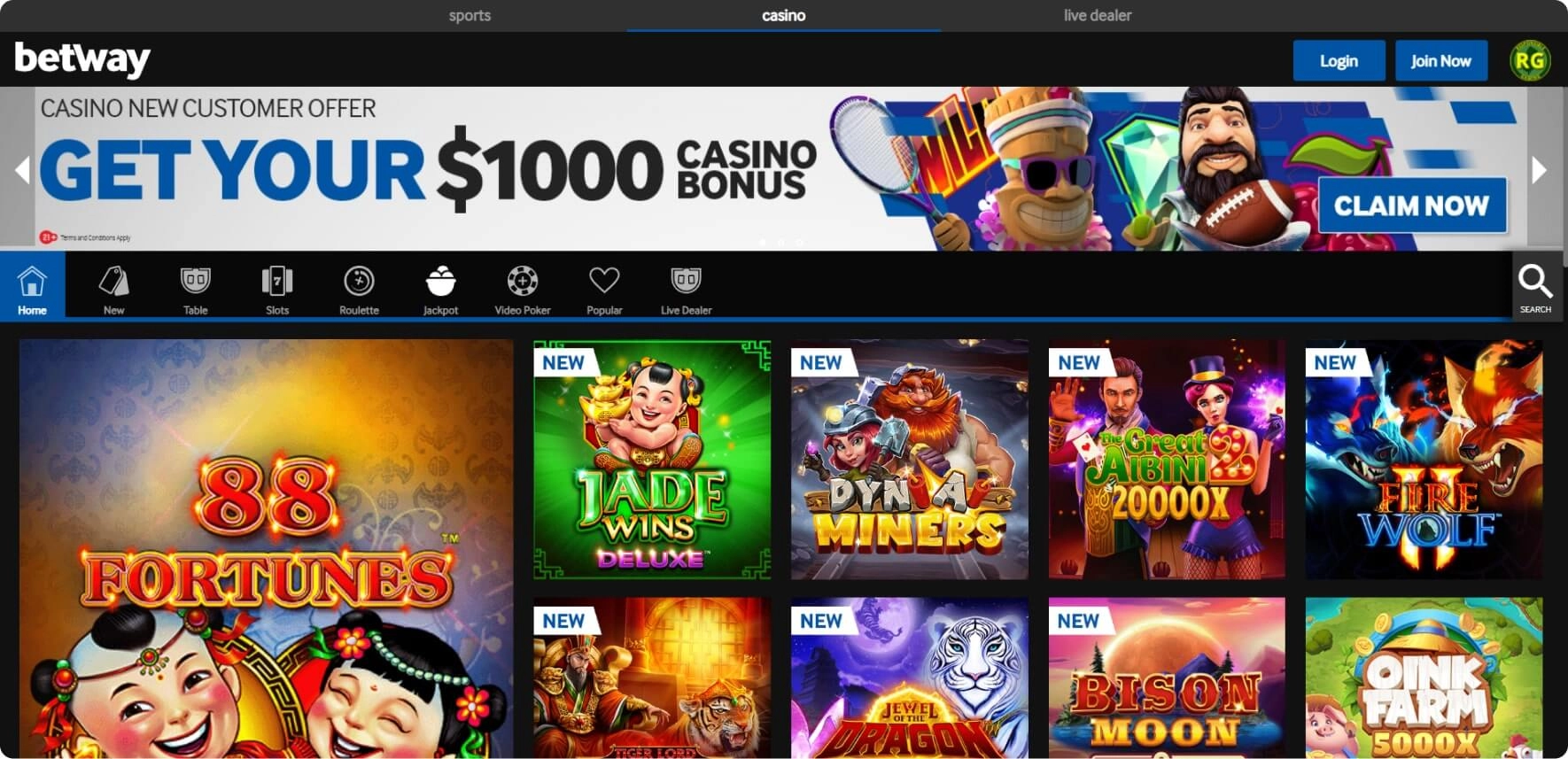 betway casino main image