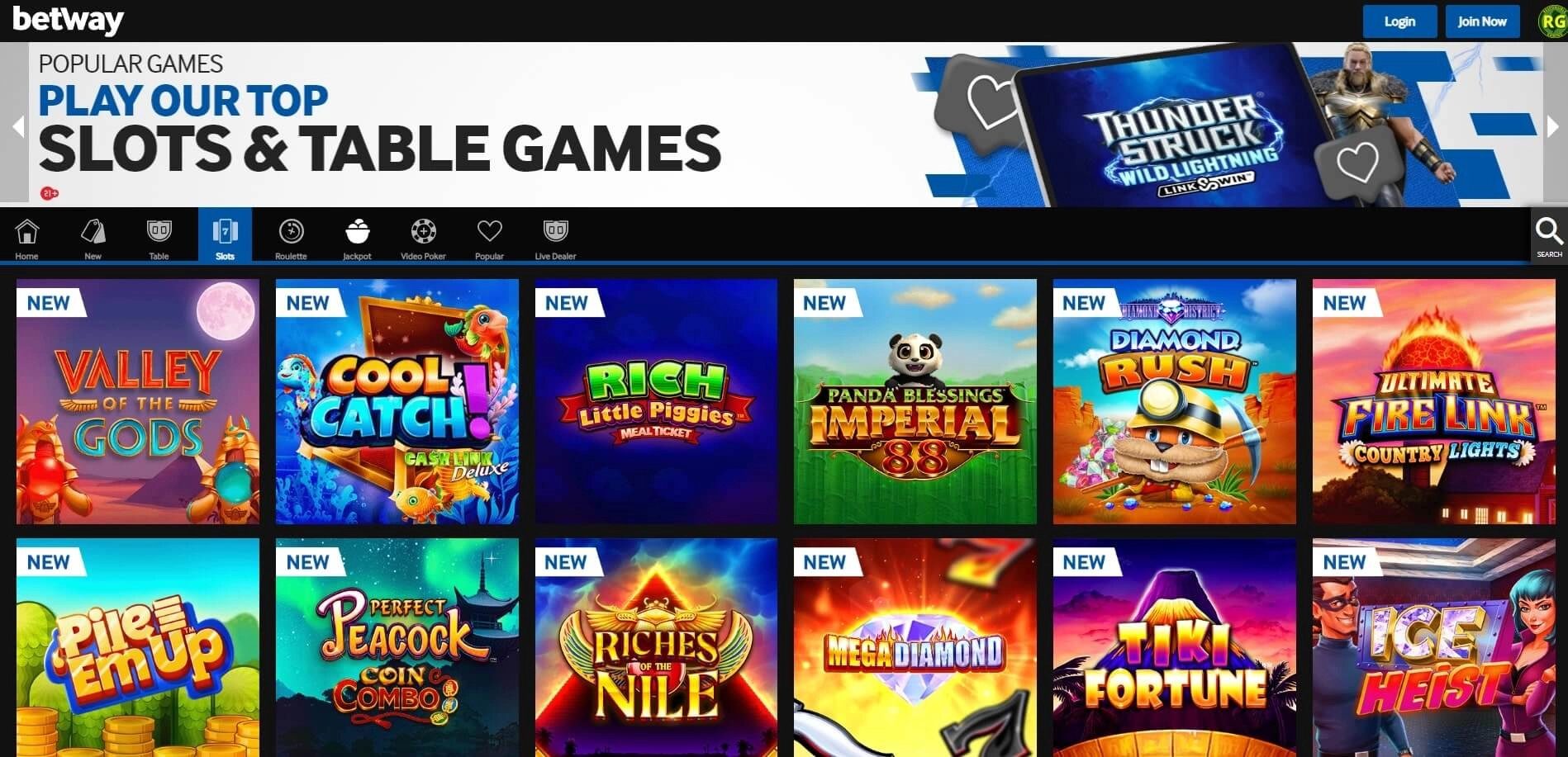 betway slots
