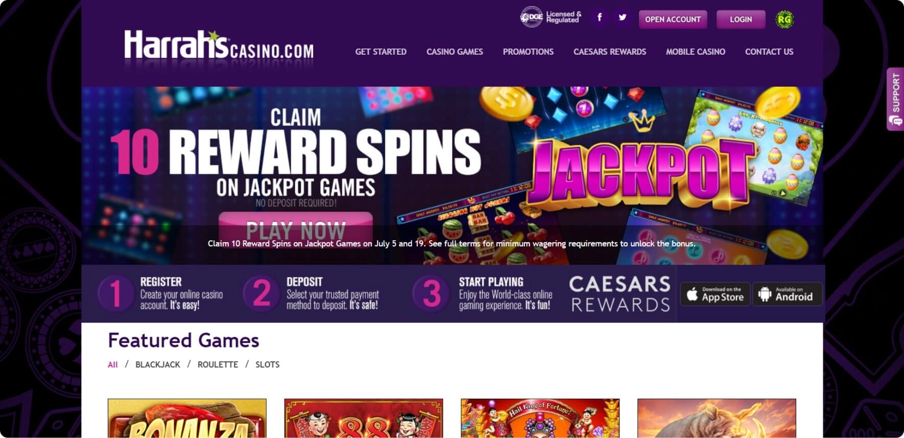 harrahs casino main image
