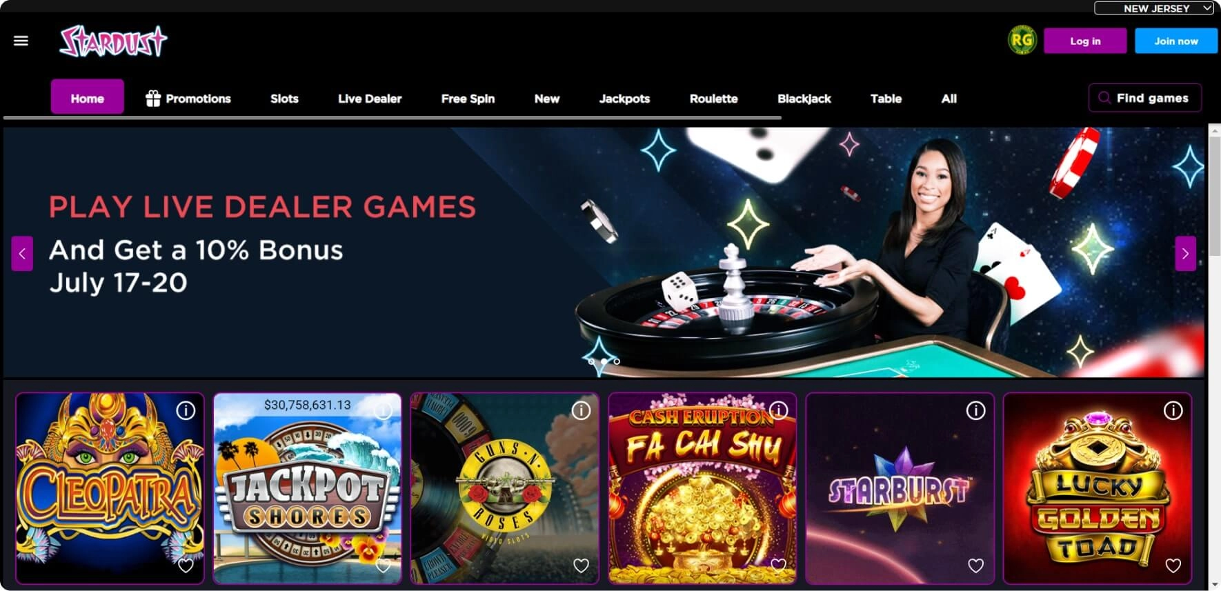 stardust casino main image