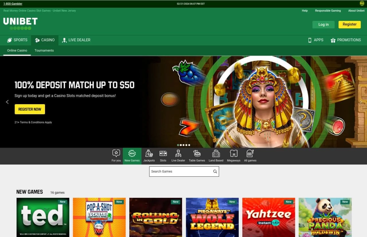 Unibet Online Casino Review LuckyGambler
