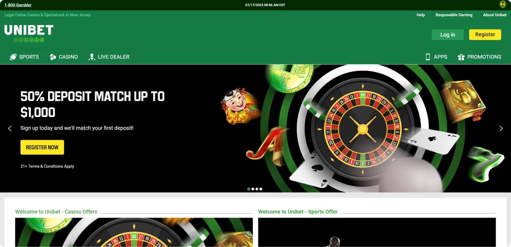 unibet casino main image