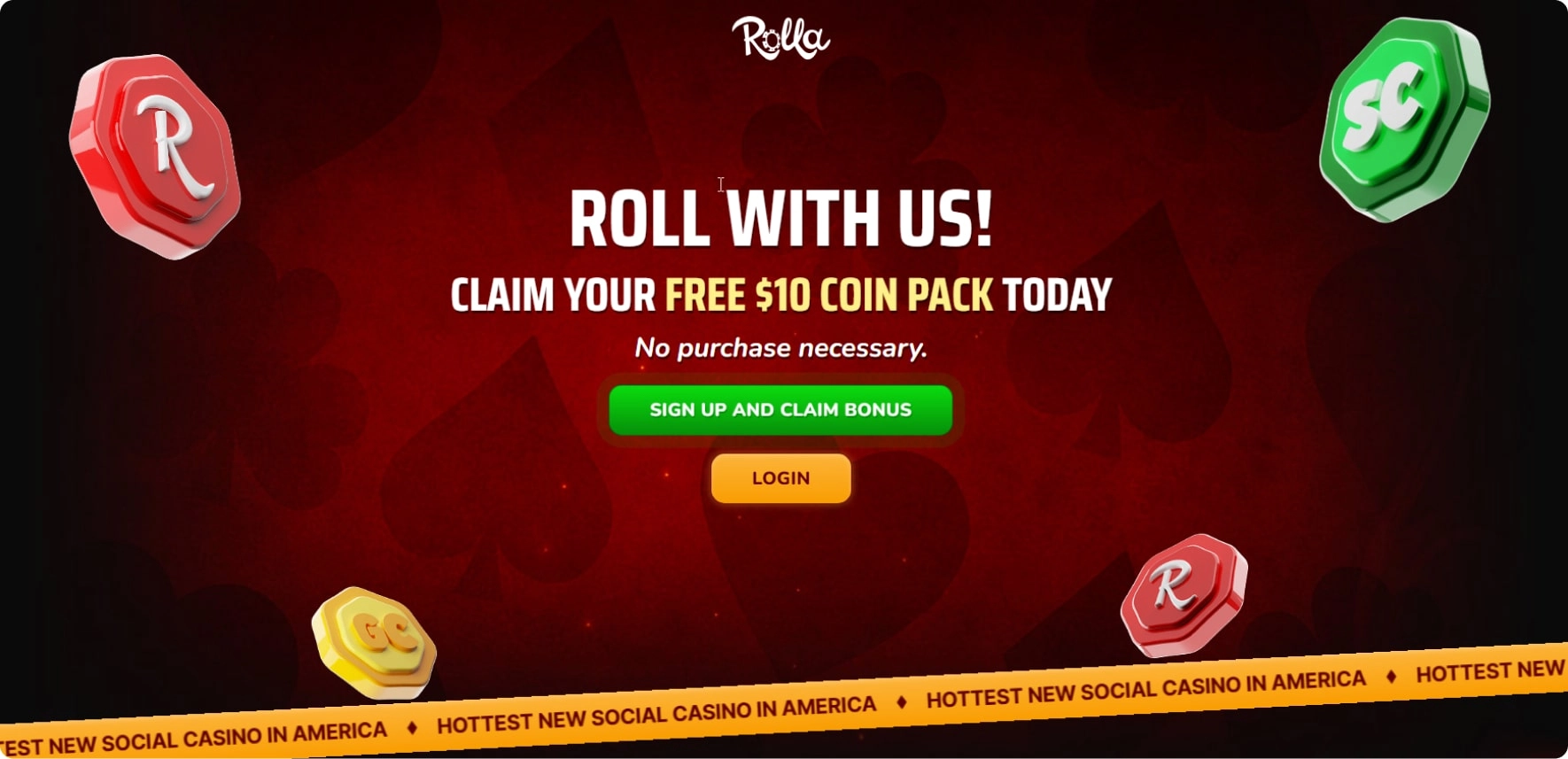 Rolla casino bonus